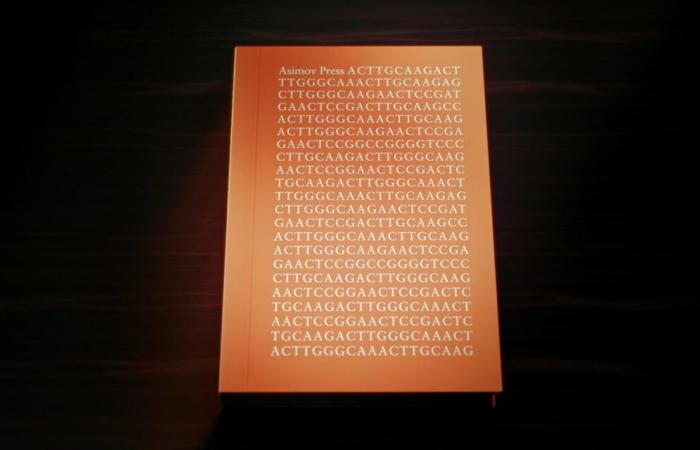 This book was written entirely with DNA and you can buy it