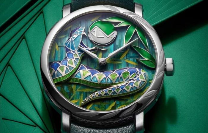 This Louis Vuitton watch sold at a high price spectacularly celebrates the year of the snake