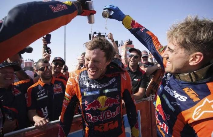 Daniel Sanders, praises stability on the Dakar for his first victory