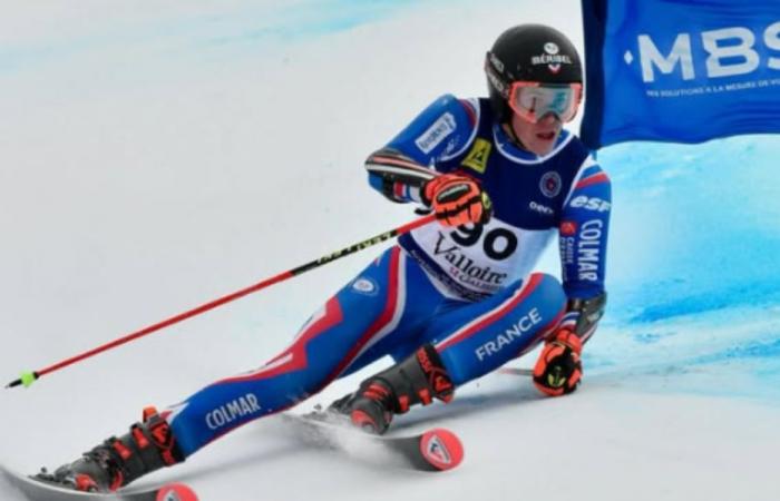 Jonas Skabar takes bronze in the Super-G