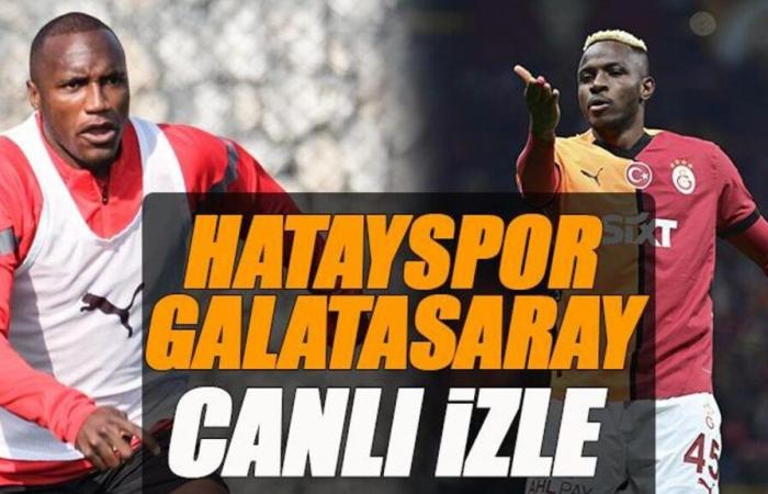 Watch Hatayspor – Galatasaray match live | Watch HATAY GS match without password (Super League match live broadcast) – Fanatik Newspaper Galatasaray (GS) News