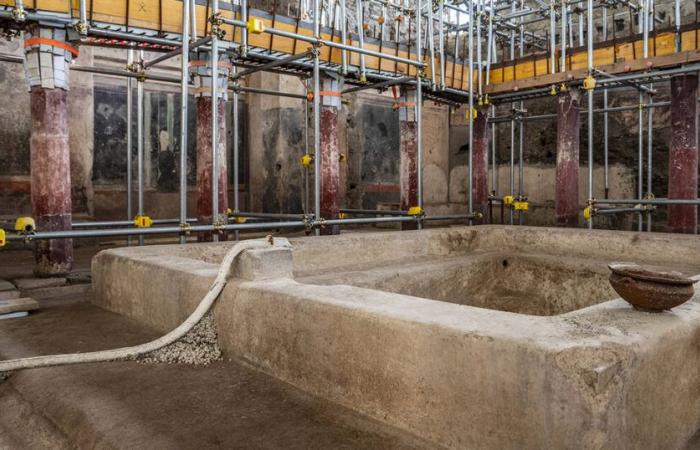 archaeologists uncover a private thermal complex in a rich villa – Libération