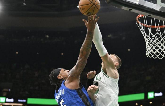 Celtics respond to Toronto loss and roll past battered Magic 121-94