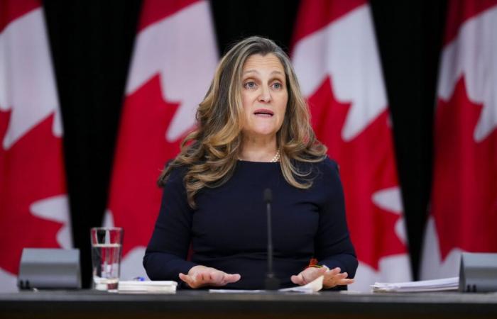 Chrystia Freeland takes her turn in the race for leadership of the Liberal Party of Canada