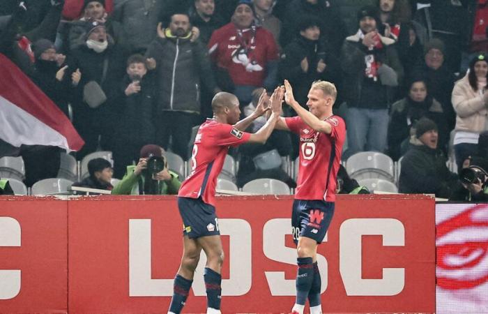 Ligue 1 – 18th day – Lille, unsinkable, overthrows Nice (2-1)