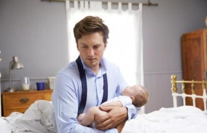 Postpartum depression also affects fathers