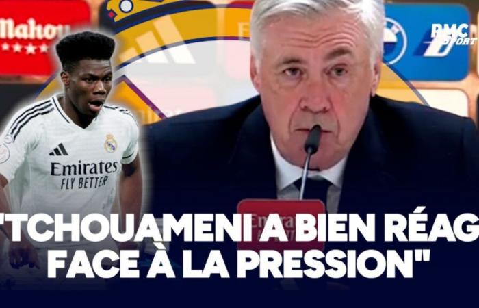 Tchouameni whistled, Ancelotti believes that his player “reacted well to pressure”