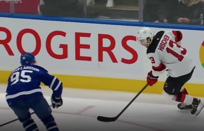 The night of the Swiss – Hischier’s exploits are not enough – Planète Hockey