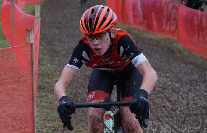 Creusot Cyclisme: Hugo ANTUNES on the podium of the regional cross championship in Auxerre