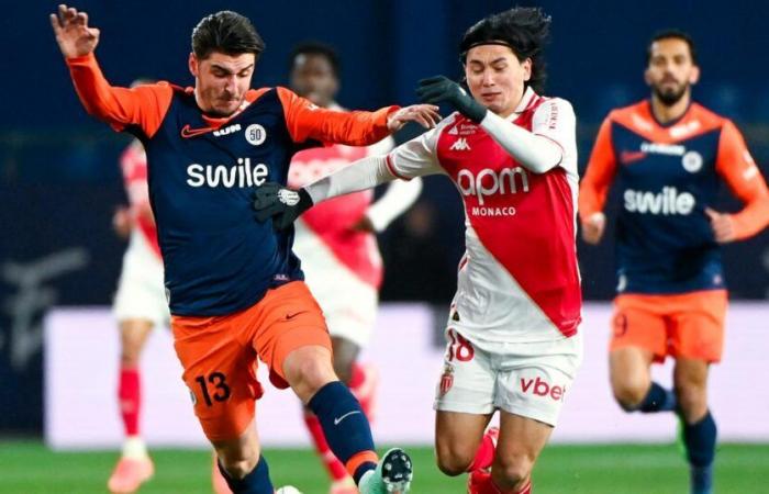 Montpellier signs an unexpected success against Monaco and gives itself a little hope