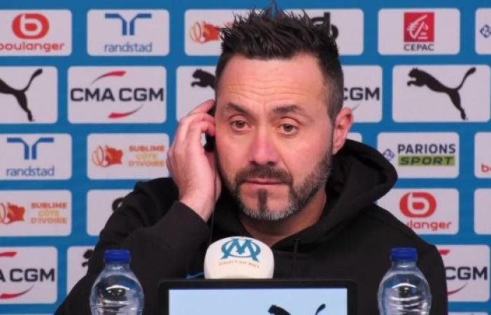 Football – L1 – OM: De Zerbi: “I still have the first leg in my throat”