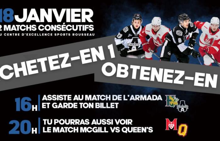 University game in Boisbriand – Several QMJHL alumni in action