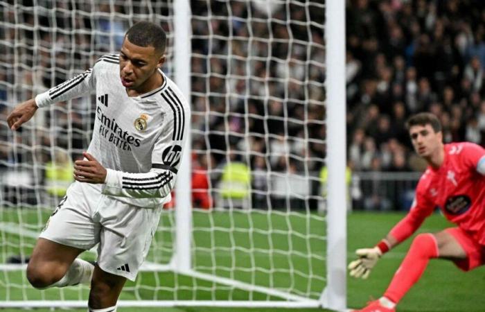 Real Madrid – Celta Vigo: Kylian Mbappé's magnificent tight angle goal in the Spanish Cup