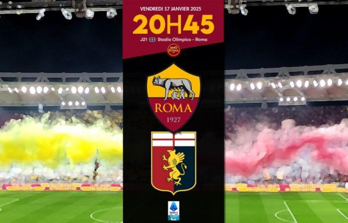 AS Roma / Genoa – D21: Presentation, TV broadcast and AmoRoma program