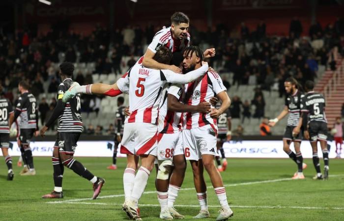 AC Ajaccio is still breathing after its victory against Caen