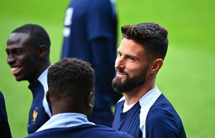 Olivier Giroud applauds the arrival of Kvaratkshelia at PSG