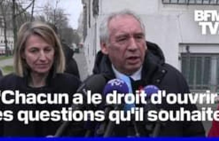 Prime Minister François Bayrou speaks after his meeting with social partners