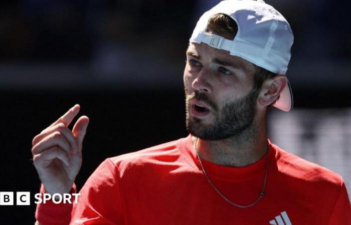 Australian Open 2025: Jacob Fearnley loses to Alexander Zverev in Melbourne