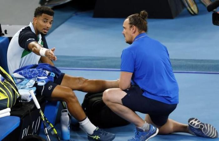 Arthur Fils disappointed after his retirement against Ugo Humbert at the Australian Open