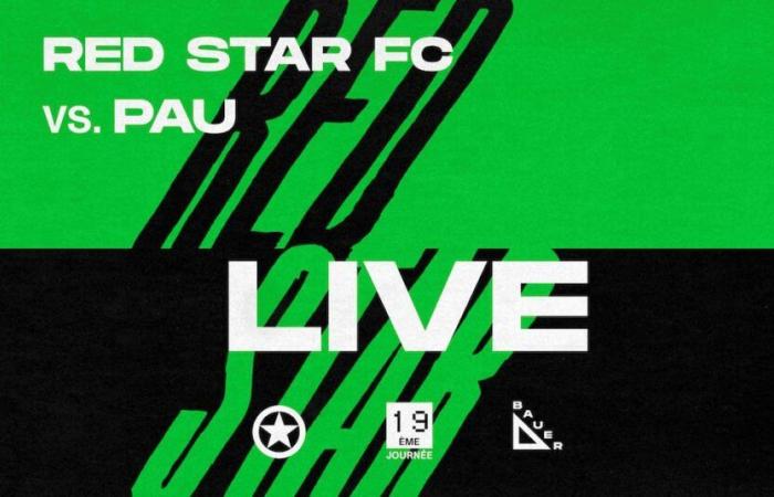 LIVE 2024/2025 19th day: Red Star FC / Pau