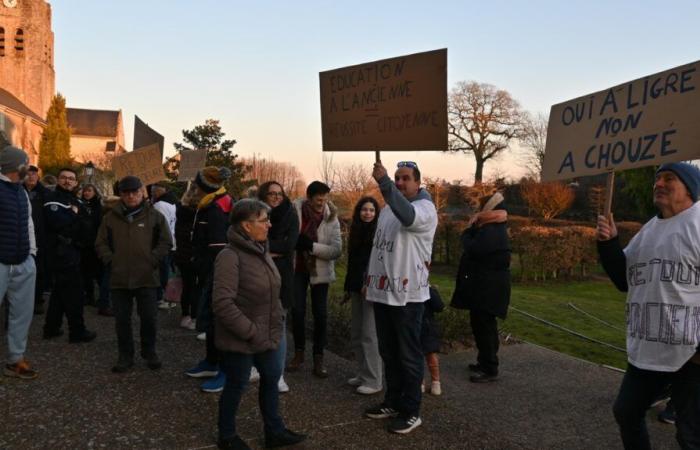 in Ligré, the mobilization for teachers continues