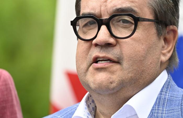 PLQ leadership race | Denis Coderre promises a third link and the relaunch of GNL Québec