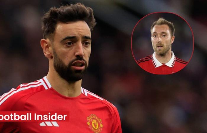 Bruno Fernandes in ‘lovely’ message to Christian Eriksen after Man United drama