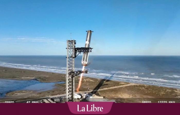 SpaceX manages to catch up with the first stage of its Starship megarocket for the second time, but loses a ship following an “anomaly” (VIDEO)