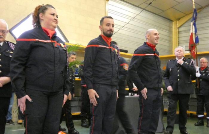 Medals, diplomas and letters of congratulations for these firefighters from Eure