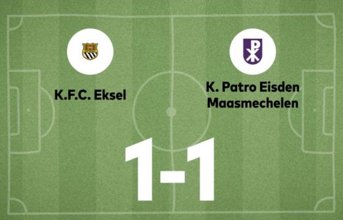 Eksel and Patro Eisden B share the points (Maasmechelen)