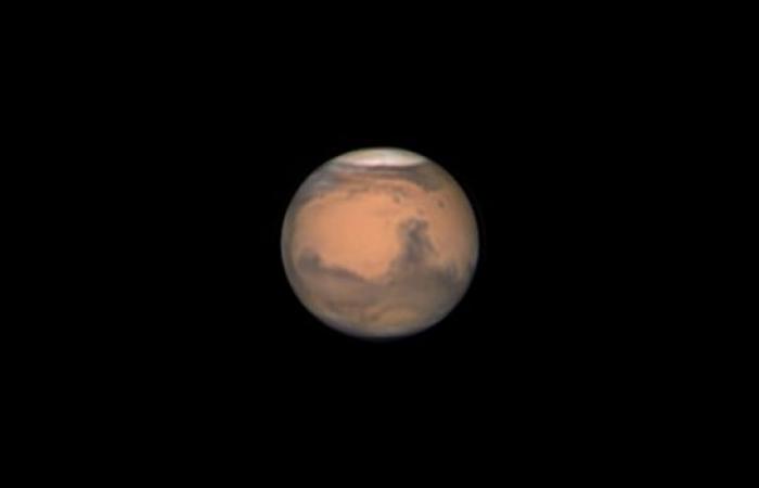 The planet Mars observed from Reunion!