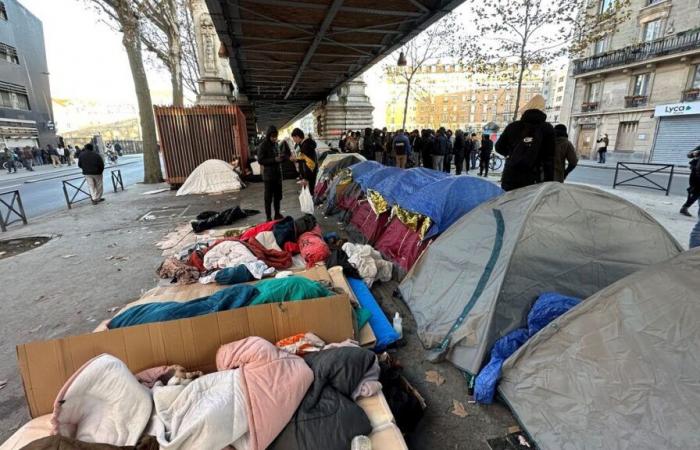 Paris: nearly 300 people on the street sheltered in the Stalingrad and La Chapelle sectors