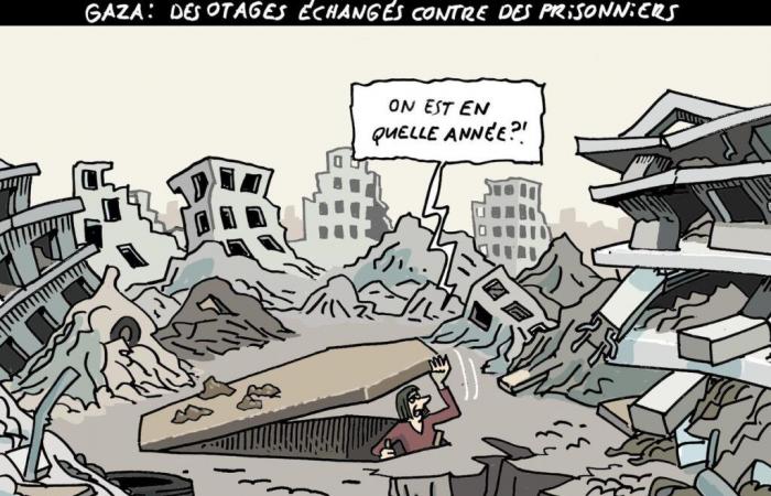 Cartoon from January 18: Gaza: hostages exchanged for prisoners – Tribune de Genève