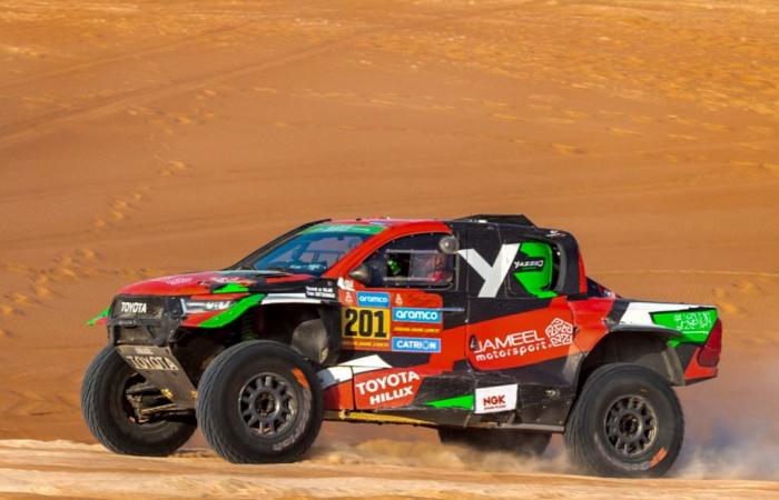 Saudi Yazeed al-Rajhi wins her first Dakar in a car