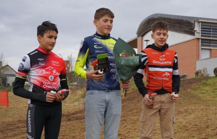 Creusot Cyclisme: Hugo ANTUNES on the podium of the regional cross championship in Auxerre