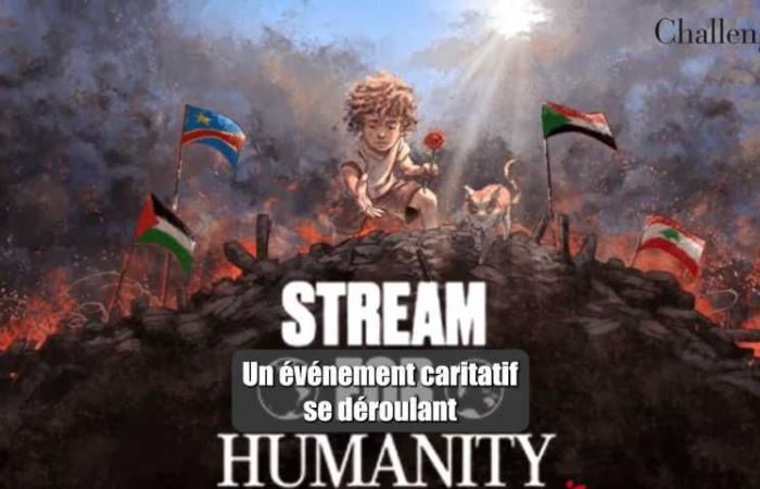 Stream for Humanity: A charity marathon to help Gaza, Lebanon, Sudan and the DRC