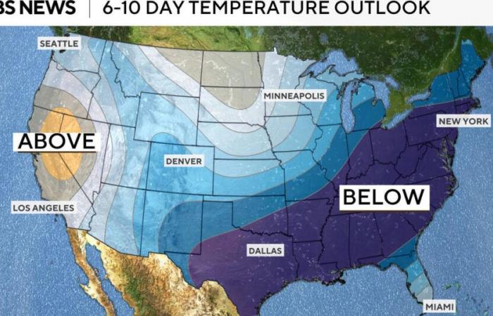 Polar vortex set to freeze the U.S. as far as the Deep South