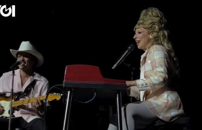 Lady Gaga and Bruno Mars Deliver New Song for the First Time at California Concert