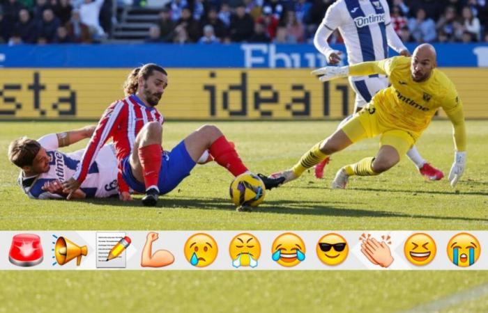 Only this Atleti is capable of beating Barça and PSG… and falling in Leganés missing a penalty