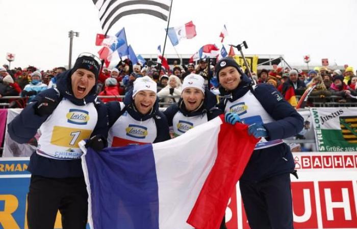 The French relay extends its euphoria in Ruhpolding with a 3rd victory in a row