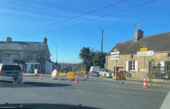 This Cotentin road, frequented by nearly 5,000 vehicles per day, is closed for another week