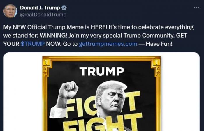 Did Trump just drop $TRUMP meme coin on Solana? Token explodes to $8 billion market cap in less than three hours