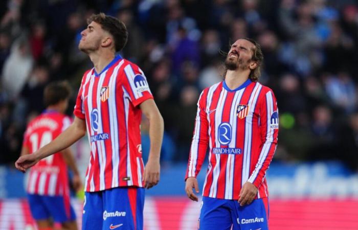 Atlético and Griezmann take their feet in the carpet in Leganés – Liga – J20 – Leganés-Atlético (1-0)