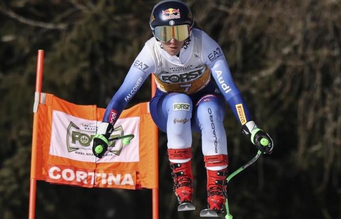 Goggia triumphs in Cortina, Gut-Behrami at the foot of the podium