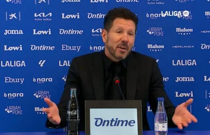 Simeone: “It hurts to lose, but it's part of the way”