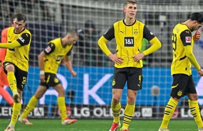 Dortmund loses 2-0 in Frankfurt for the third time in a row – German Bundesliga