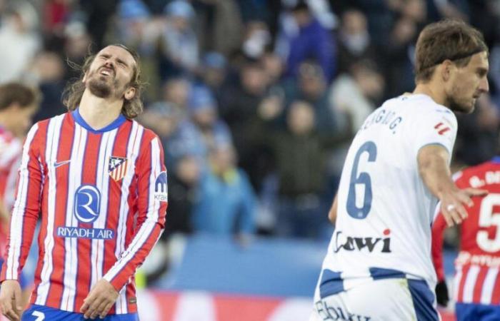 1-0. Atlético ended a 'cucumber' streak in Leganés