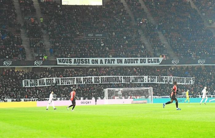 Whistles, banners… Rennes players received in a tense atmosphere at Roazhon Park before the derby