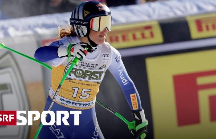 Women’s downhill in Cortina – 4th stroke from Cortina specialist Goggia – Gut-Behrami Fourth – Sport