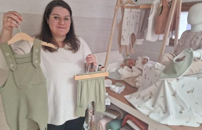 Seine-et-Marne: former costume designer at Disneyland, she creates clothes that grow with the baby